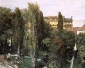 The Palace Garden of Prince Albert - 阿道夫·冯·门采尔